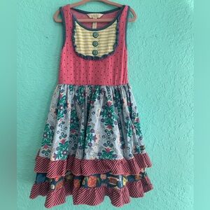 Matilda Jane girls  Dress with Floral Patterns MJ 6 tea time mixed media Easter